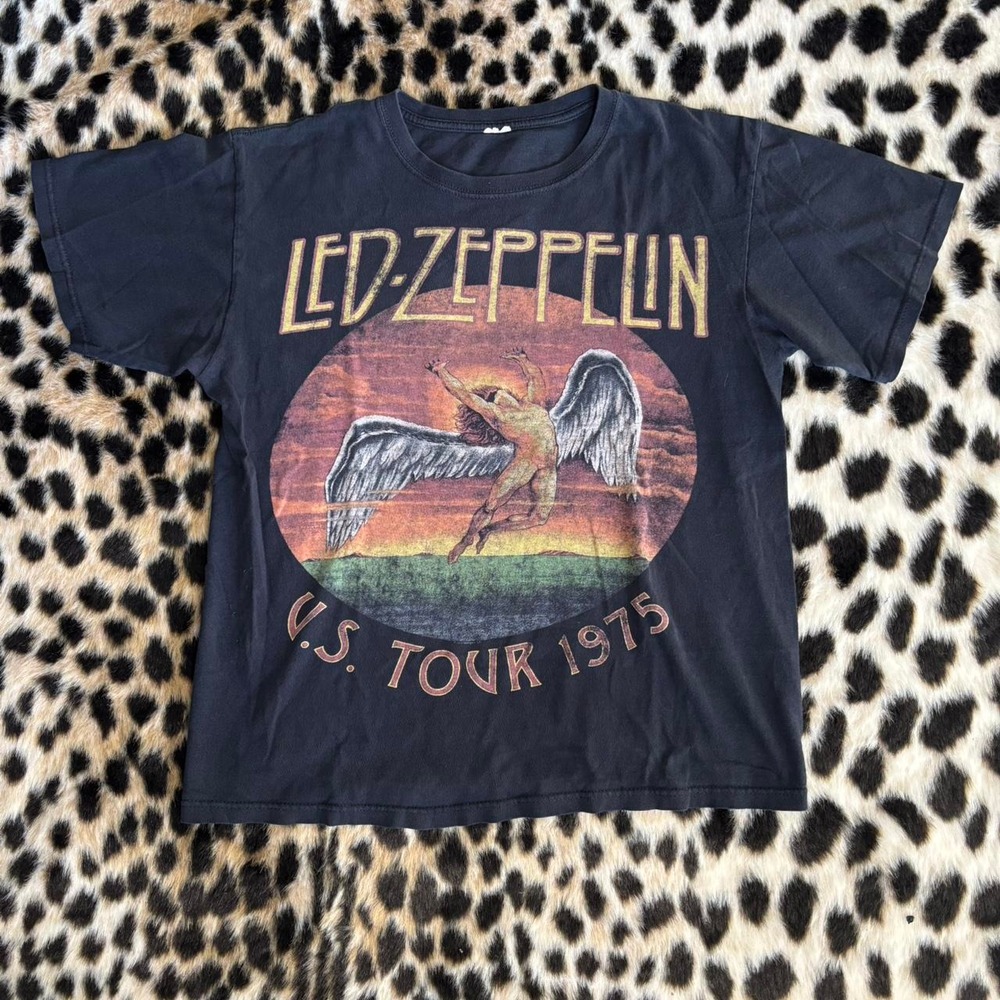 Vintage Led Zeppelin U.S. Tour 1975 Graphic Tee